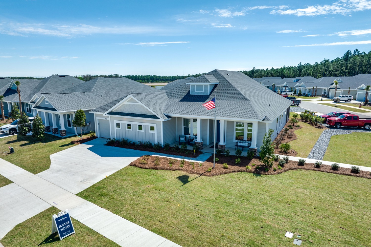 Model home at Breakfast Point in Panama City