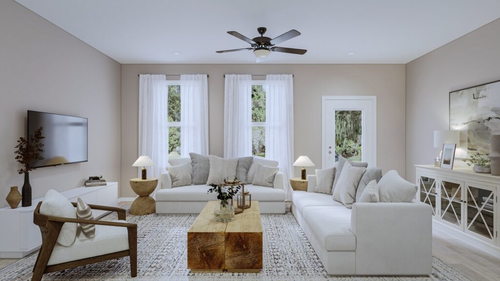 Seamont home plan family room