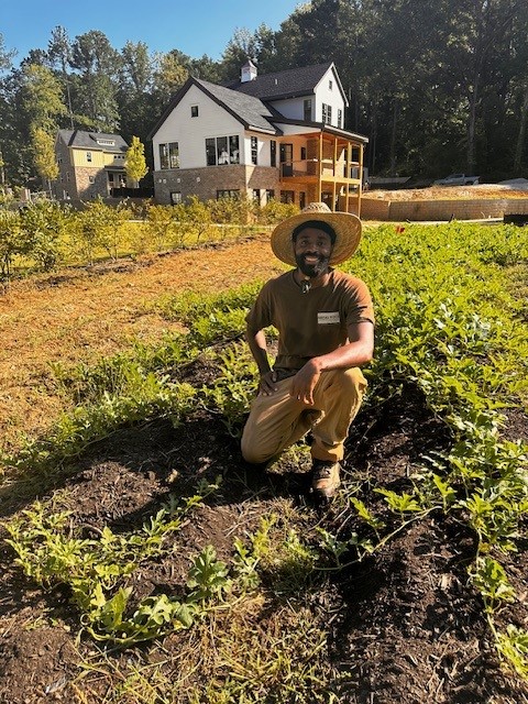 Vincent McKoy, farmer at Pendergrast Farm in Atlanta